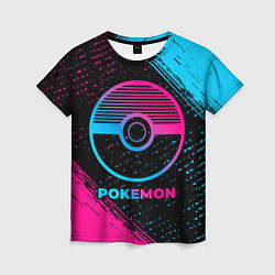 Футболка женская Pokemon - neon gradient, цвет: 3D-принт