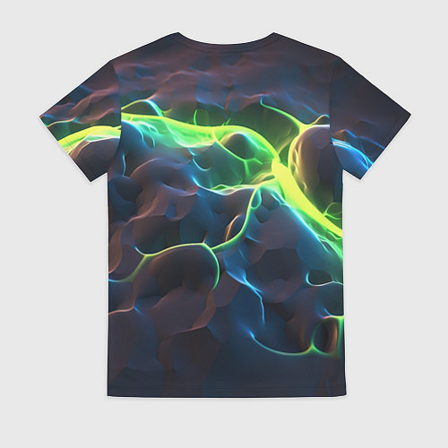 Женская футболка CSGO green neon / 3D-принт – фото 2