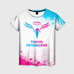 Футболка женская Tokyo Revengers neon gradient style, цвет: 3D-принт
