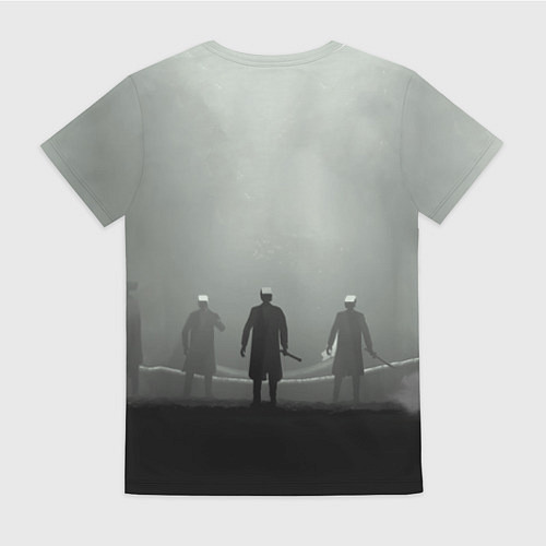 Женская футболка Skibisi toilet Camera men / 3D-принт – фото 2