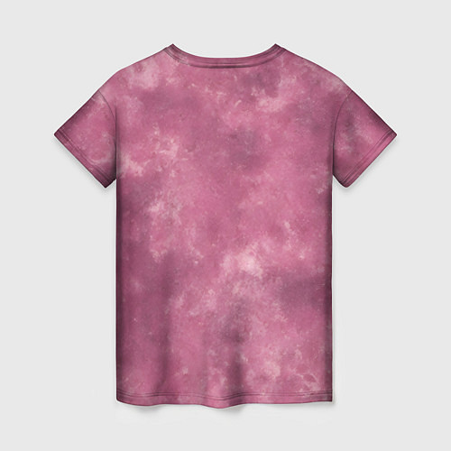 Женская футболка Текстура родонита / 3D-принт – фото 2