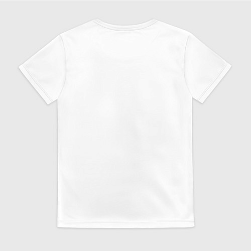 Женская футболка Белый дракон выглядывает из стены / 3D-принт – фото 2