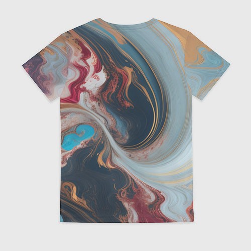 Женская футболка Москва палитра / 3D-принт – фото 2