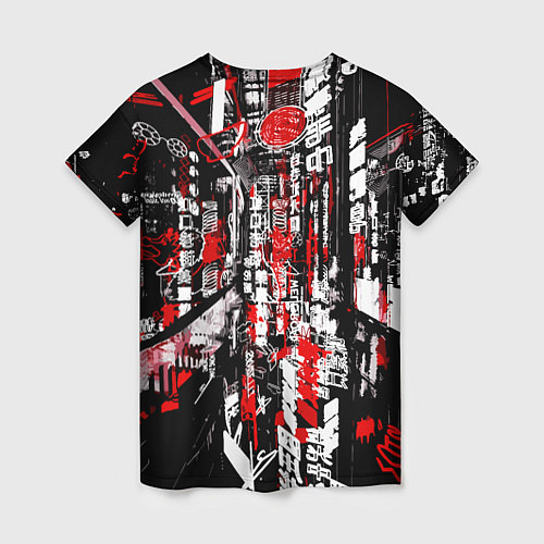 Женская футболка Кокушибо высшая луна - Клинок демонов / 3D-принт – фото 2