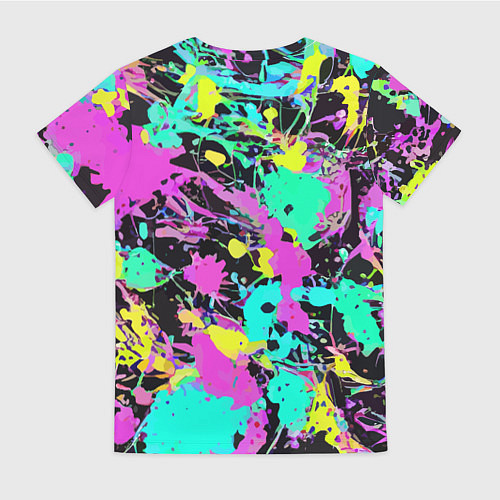 Женская футболка Красочная композиция - мода / 3D-принт – фото 2