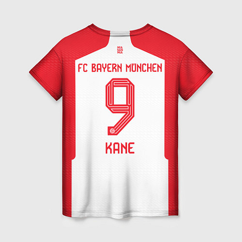 Женская футболка Харри Кейн Бавария Мюнхен форма 2324 домашняя / 3D-принт – фото 2