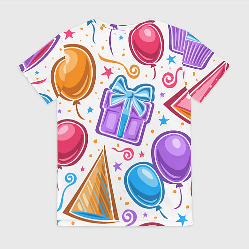 Женская футболка Вечеринка / 3D-принт – фото 2