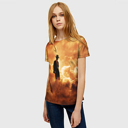 Футболка женская Оппенгеймер в дыму, цвет: 3D-принт — фото 2