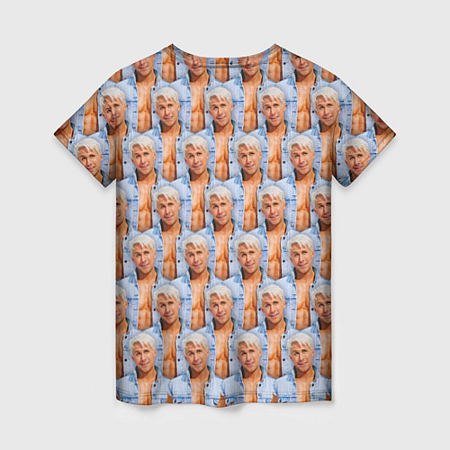 Женская футболка Паттерн - Райан Гослинг / 3D-принт – фото 2