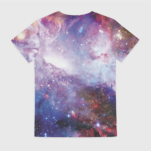 Женская футболка Space leopard / 3D-принт – фото 2