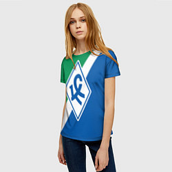 Футболка женская Крылья Советов - Самара, цвет: 3D-принт — фото 2