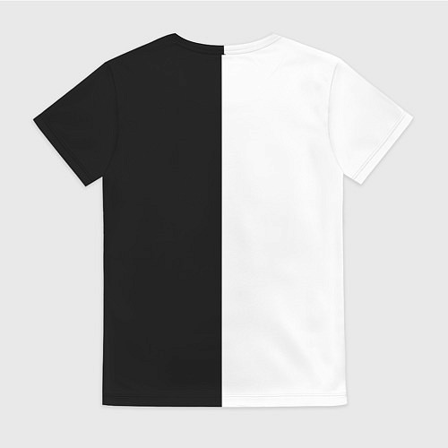 Женская футболка Black white / 3D-принт – фото 2