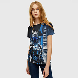 Футболка женская Роботизированный самурай, цвет: 3D-принт — фото 2