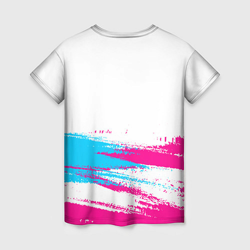 Женская футболка JoJo Bizarre Adventure neon gradient style: символ / 3D-принт – фото 2