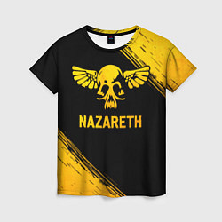 Футболка женская Nazareth - gold gradient, цвет: 3D-принт