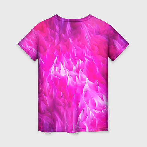 Женская футболка Pink texture / 3D-принт – фото 2