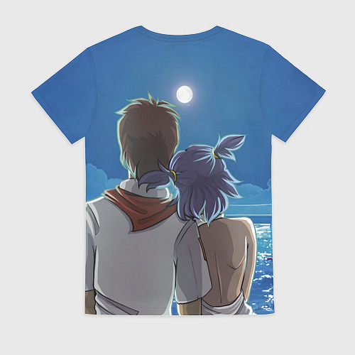 Женская футболка Бесконечное лето Лена Семён / 3D-принт – фото 2