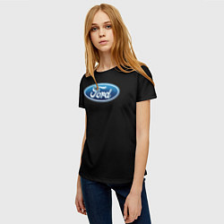 Футболка женская Ford sport auto, цвет: 3D-принт — фото 2