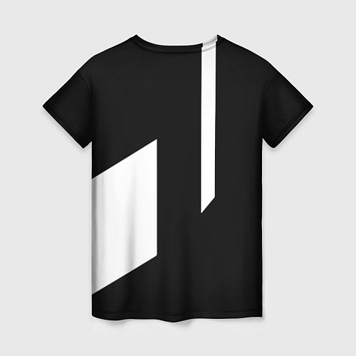Женская футболка Ведьмак линии киберпанк / 3D-принт – фото 2