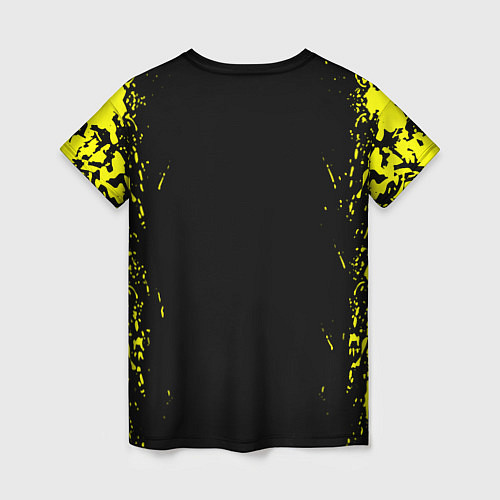 Женская футболка Half life game yellow color / 3D-принт – фото 2