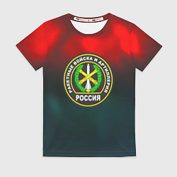 Женская футболка Ракетные войска ПВО