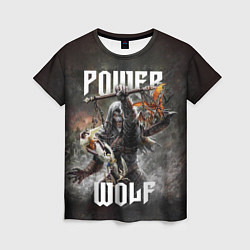 Футболка женская Powerwolf: werewolf, цвет: 3D-принт