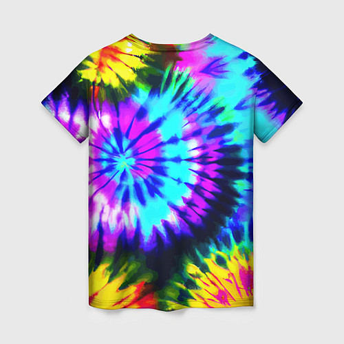 Женская футболка Abstraction colorful composition / 3D-принт – фото 2