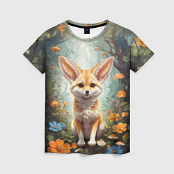 Женская футболка Милый фенек