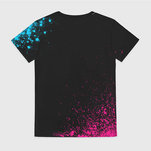 Женская футболка Judas Priest - neon gradient / 3D-принт – фото 2