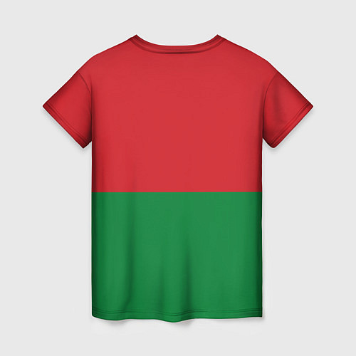 Женская футболка Республика Беларусь / 3D-принт – фото 2