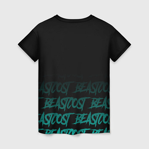 Женская футболка Beastcoast / 3D-принт – фото 2