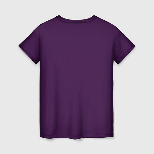Женская футболка Глубоко фиолетово / 3D-принт – фото 2