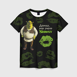 Футболка женская Shrexy Shrek, цвет: 3D-принт
