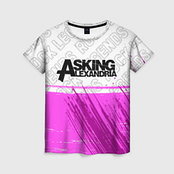Футболка женская Asking Alexandria: Rock Legends, цвет: 3D-принт