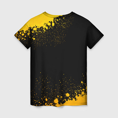Женская футболка Bring Me the Horizon - gold gradient / 3D-принт – фото 2