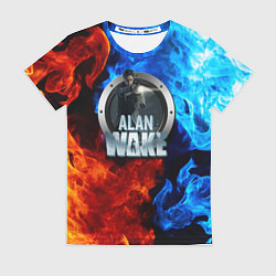 Женская футболка Alan Wake огни