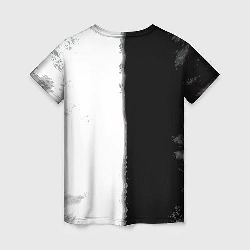 Женская футболка Dayz черно белый ужас / 3D-принт – фото 2