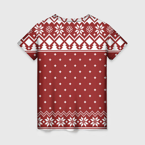 Женская футболка Мегумин свитер новогодний / 3D-принт – фото 2