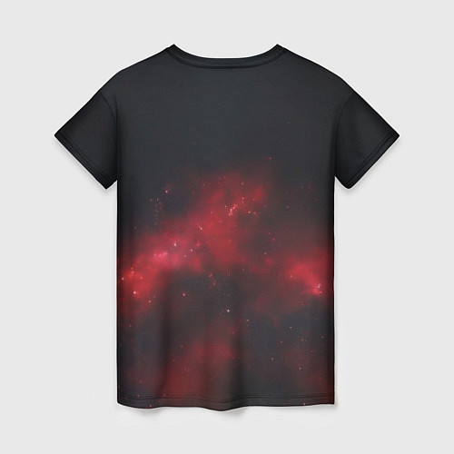 Женская футболка Киборг с красной звездой / 3D-принт – фото 2