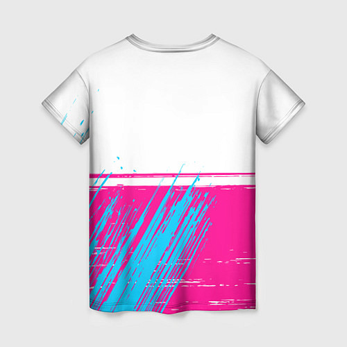 Женская футболка Burzum neon gradient style посередине / 3D-принт – фото 2