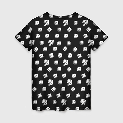 Женская футболка Roblox pattern game / 3D-принт – фото 2
