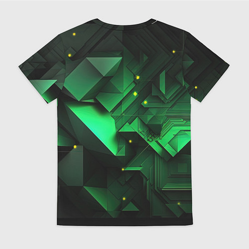 Женская футболка Визуальные иллюзии в геометрии / 3D-принт – фото 2