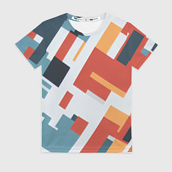 Женская футболка Геометрический узор - нейросеть