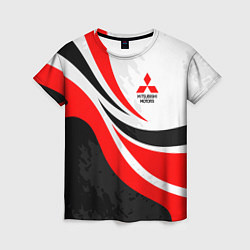 Женская футболка Evo racer mitsubishi - uniform