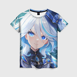 Футболка женская Genshin Impact Furina Smile, цвет: 3D-принт