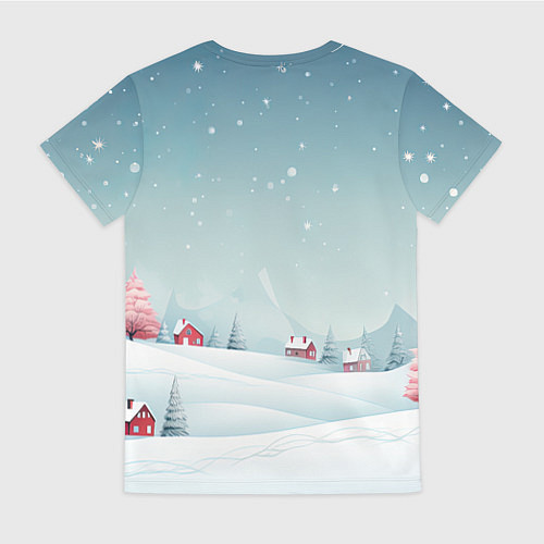 Женская футболка Символ нового 2024 года дракон / 3D-принт – фото 2