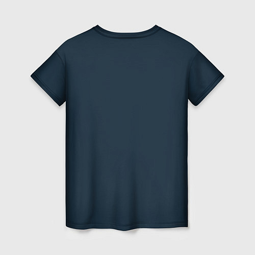 Женская футболка Светящийся новогодний олень / 3D-принт – фото 2