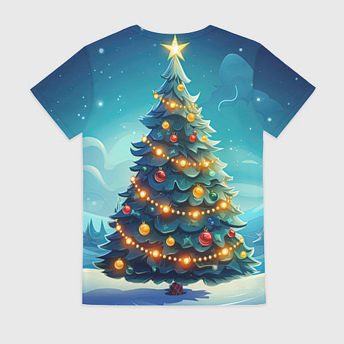 Женская футболка Красный злой дракошка / 3D-принт – фото 2