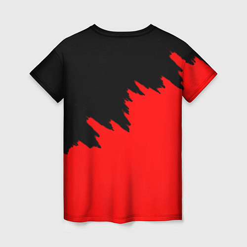 Женская футболка СССР красный стиль силы / 3D-принт – фото 2