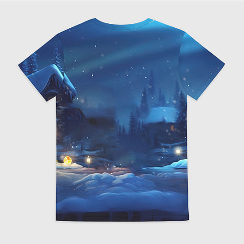 Женская футболка Красный маленький дракон / 3D-принт – фото 2